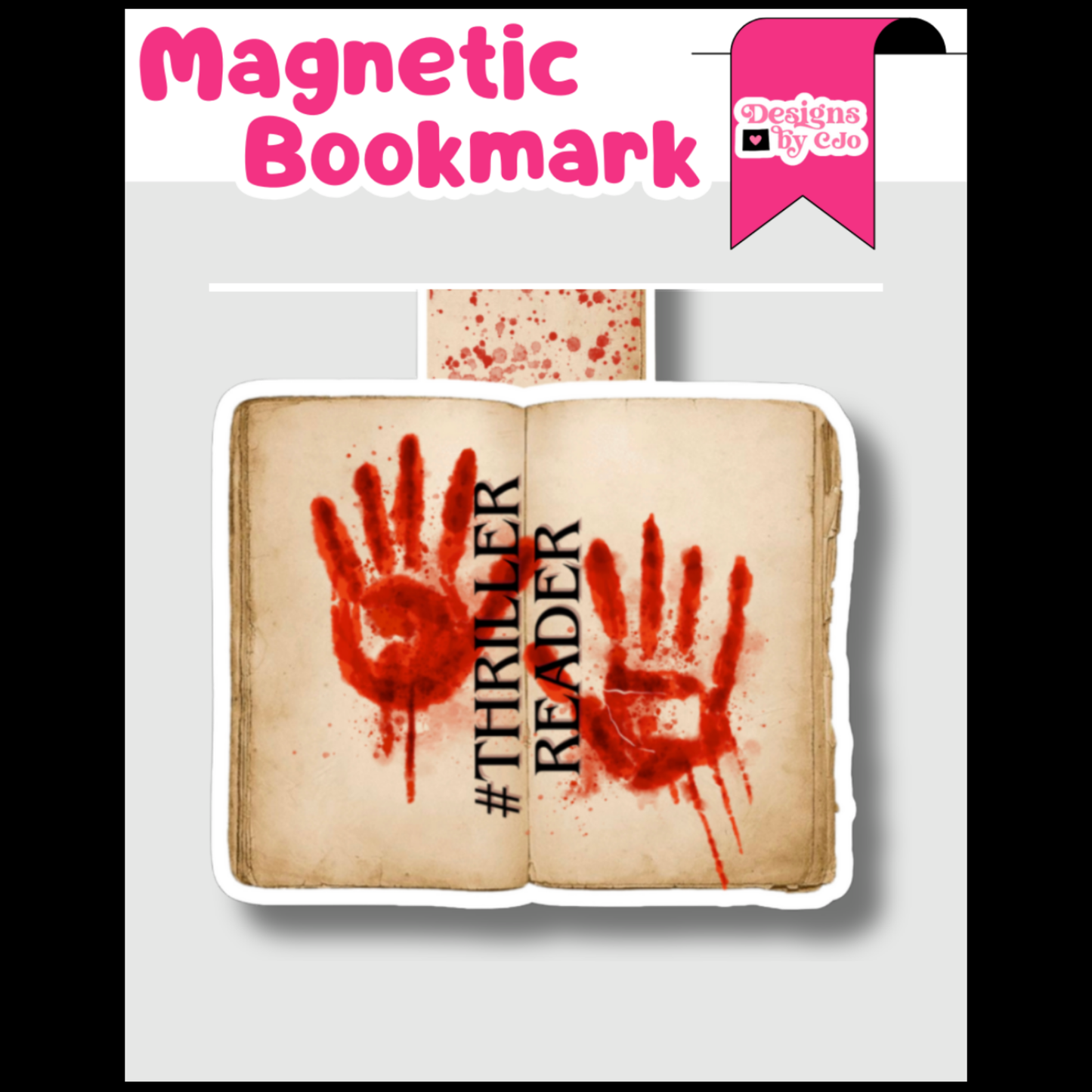 Thriller Reader Magnetic Bookmark