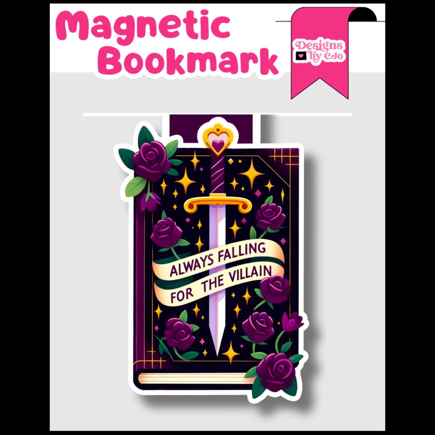 Always Falling For the Villain Magnetic Bookmark