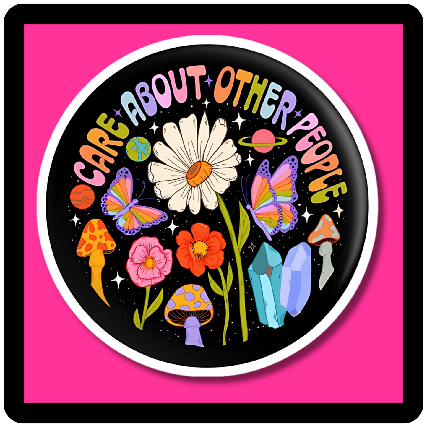 Care About Other People Sticker