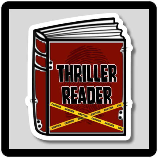 Thriller Reader Book w/ Caution Tape Sticker