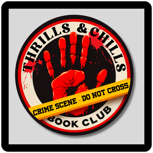 Thrills & Chills Book Club Round Sticker