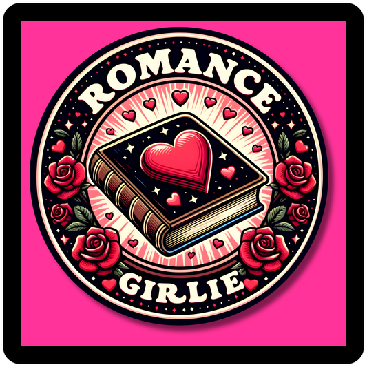Romance Girlie Round Sticker